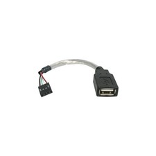 Startech USBMBADAPT 6IN USB HEADER ADAPTER CABLE USB 2.0 MOTHERBOARD HEADER CORD picture