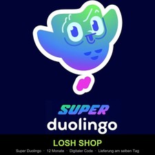 Super Duolingo 12 Month Subscription Code 1 Year Premium Instant Digital picture
