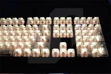 Transparent Full Set Keycap Cherry Mx 6.25X No Engraved Key Cap ABS New 104 keys picture