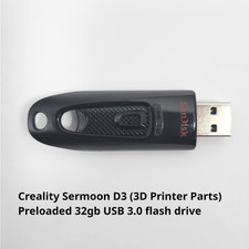 Creality Sermoon D3 (3D Printer Parts) Preloaded 32gb USB 3.0 flash drive picture