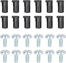 12Pcs Center Caps & 12Pcs Screws Kits Compatible with Bronco F150 Van,560-3026 picture