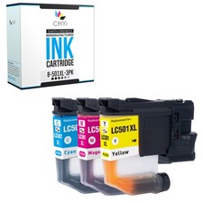 CMYi Compatible Black Color Ink Lot fits Brother LC501XL MFC-J1260DW J1360DW picture