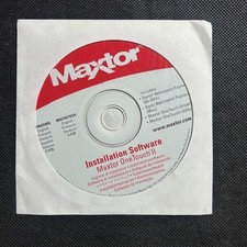 Maxtor OneTouch II Software Installation CD for Windows & Mac picture