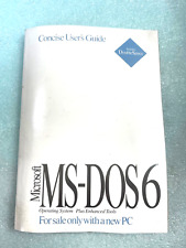RARE VINTAGE NEW SEALED UNOPENED MICROSOFT MS-DOS 6 WITH COA 1.44MB DISC RM4-SW1 picture