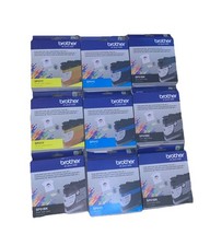 Lot Of 9 Brother Sublimation Ink Cartridges - 4 SP01BK | 2 SP01Y | 3 SP01C New picture