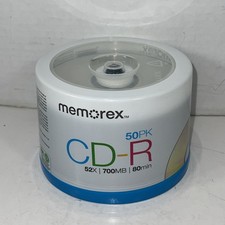 New Sealed Memorex CD-R Digital Media Disk 50 Pack  picture