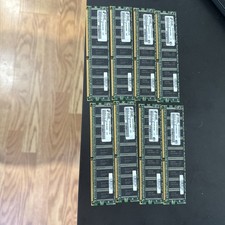 QTY 8 LOT DDR1 SDRAM ECC Server Memory Mixed Samsung Qimonda picture