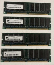Micron 64MB SDRAM memory module/MT8LSDT864AG-10EC7 Lot Of 4 Sticks/Used/Untested picture