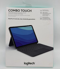 Logitech Combo Touch iPad Pro 11-inch 1st 2nd 3rd 4th Gen Keyboard Case Trackpad picture