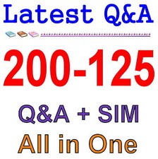 New Cisco Best Exam Practice Material for 200-125 Exam Q&A+SIM picture