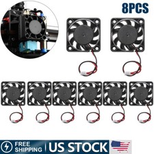 8pc 12V Mini Silent Cooling Computer Fan - Small 40mm x 10mm DC Brushless 2-pin picture