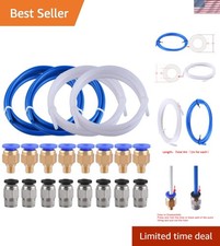 High-Temperature Resistant PTFE Tubing (1m) with Push Fittings for 3D Printing picture