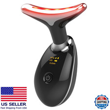 7-in-1 Skin Care Tool Face Neck Massager Home Beauty Routine Glossy Black picture