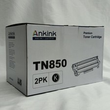 2 Pack Ankink Premium Toner Cartridge TN850 Compatible With Brother Series Black picture