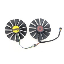 Pair Fans Cooler Fan For ASUS Strix R9 380 GTX 970 980 980Ti FD10015H12S 95mm picture