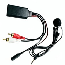 Bluetooth 5.0 Receiver 2 RCA Input Car Audio Adapter 12V AUX Music Kit picture