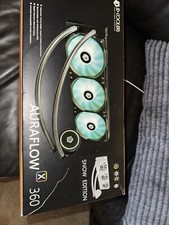 ID-Cooling AURAFLOW X 360 AIO, SNOW, RGB Fans picture