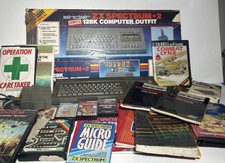 Retro Sinclair ZX Spectrum 128k Plus 2 Computer Outfit HUGE BUNDLE WORKING picture