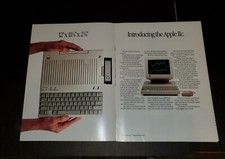 Original Vintage Apple IIc Computer 8 page brochure 1984 Bill Gates picture