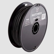 HATCHBOX PLA 3 mm 3D Printer Filament in black, 1kg Spool New Sealed picture