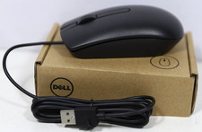 New Dell MS116 GJC20 USB Wired Optical Mouse 3-Button Black OEM picture