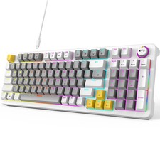 MOFII AK96 Mechanical Gaming Keyboard, Full Keys LED Backlit Programmable, Pl... picture