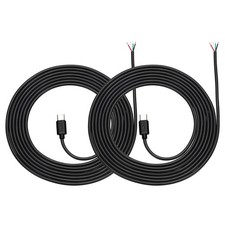 2Pcs 3m/9.84Ft USB C Pigtail Cable, 5V 2.4A Type C to 4 Pin Wires, Black picture