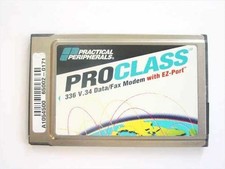 Practical Peripherals ProClass PC336T2-EZ 336 V.34 Data/Fax Modem PCMCIA PC Card picture