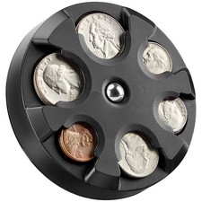Portable Coin Holder Organizer, Universal Coin Storage for Car, Wallets, Pockets picture