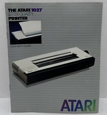 Vintage Original 1983 Atari 1027 Letter Quality Printer Owner's Guide picture