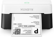 MUNBYN Bluetooth Thermal Label Printer RW403B, Wireless 4x6 picture
