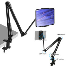 Long Arm Tablet Stand Phone Holder Lazy Bed Desk Mount For iPad iPhone Samsung picture