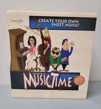 Passport Music Time Floppy Big Box Complete PC Windows Game RARE picture