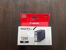 NEW Canon PGI-1200 Ink Jet Cartridge Black OEM Genuine SEALED picture
