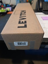 Leviton 69587-U48 Cat 6+ Universal Angled Patch Panel, 48-Port picture