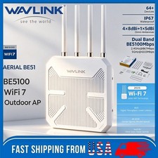 WAVLINK WiFi7 BE5100 Outdoor WiFi Extender Router Super Long Repeater Waterproof picture