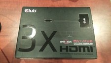 CLUB Multi Stream Transport Hub Displayport 1.2a To 3 HDMI 2560x1600@60hz each picture