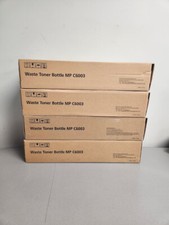 Ricoh 416890 Waste Toner Bottle MP C6003 Lot of 4 picture