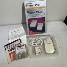 RARE Vintage Memorex 3-Button PS/2 Mouse CIB Boxed CAD High-End Workstation picture