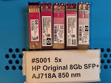 5x AJ718A HP HPE Genuine 8Gb SFP+ FC Transceiver 468508-002 Server Switch Cisco picture