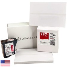 IDEALSEAL Red Ink Cartridge 100 Labels for pb 797-0 797-m k7mo k700 picture