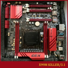FOR ASROCK Fatal1ty X99M KILLER/3.1 DDR4*4 128GB Micro ATX Motherboard Test OK picture