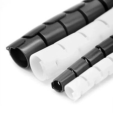 Spiral Cable Wire Protector 2M Cord Organizer TV Computer Cable Wrap picture