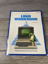 COMMODORE 64 LOGO WORKBOOK M J Winter explorations with Turtle 1984 paperback picture