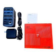 TobenONE Docking Station UDS018 - Multi-Monitor Hub, 100W Power, New Open Box picture