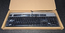HP KU-0316 104-Key Wired USB Standard Desktop Keyboard 434821 001 002 007 Silver picture