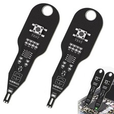 2Pcs Electronic Circuit Board Inductance Tester, High Sensitivity black picture