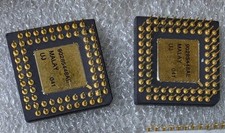 Intel A80387DX-25 SX104 Ceramic Gold Pin 80387 Math Coprocessor CPU Untested picture