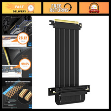 300mm PCIe 4.0 X16 Riser Cable for GeForce RTX 40/30 & AMD Radeon RX7000/6000 picture