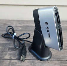SANDISK IMAGEMATE 6 IN 1 SDDR-86 USB 2.0 MEMORY CARD READER w/ STAND A1 picture
